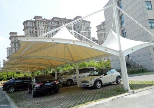 膜結構汽車棚